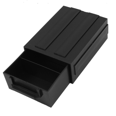 Czarna plastikowa szuflada antystatyczna ESD IC Component