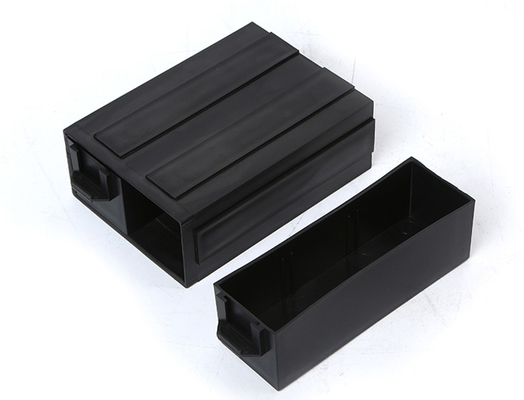 Czarna plastikowa szuflada antystatyczna ESD IC Component