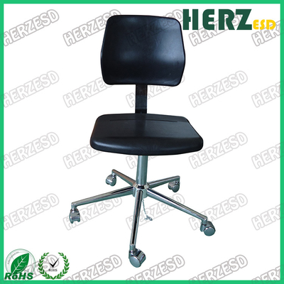 Regulowany warsztat przemysłowy Krzesło ESD Krzesło z pianki PU ESD z podłokietnikiem