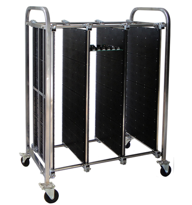 Wózek na kółkach antystatyczny ESD Odporny na ciepło wózek cyrkulacyjny PCB dla przemysłu montażowego
