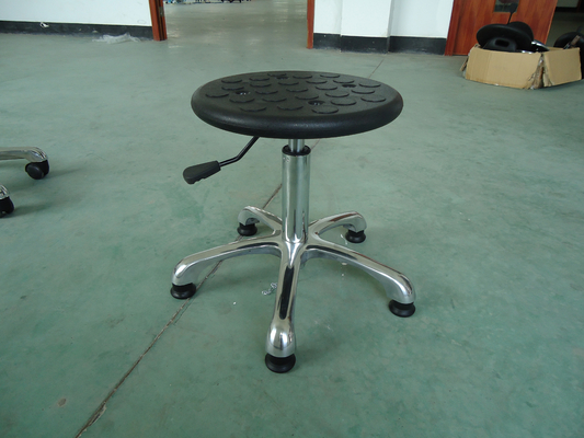 Materiał poliuretanowy Bezpieczne krzesła ESD Stop aluminium Pięć gwiazdek o promieniu 240 mm
