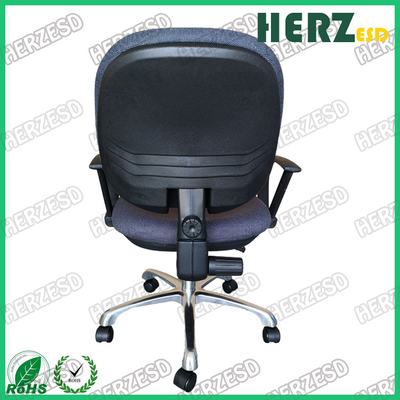 Powierzchnia tkaniny Bezpieczne krzesła ESD Szary kolor Do elektronicznego biura / warsztatu