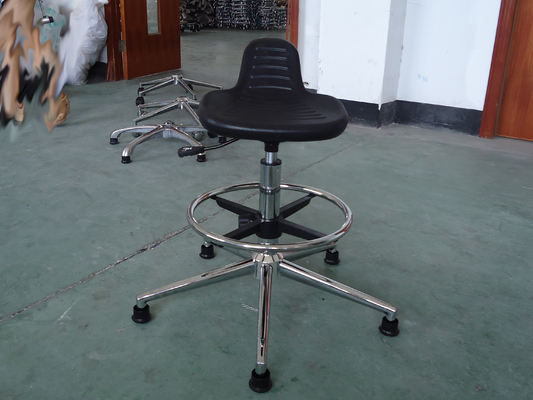 Regulowany stołek ESD o grubości 50 mm do pomieszczeń czystych