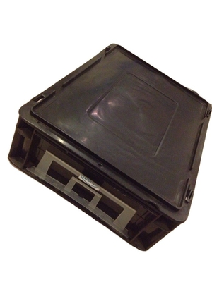 SGS Odporne na ścieranie plastikowe pojemniki z powłoką UV 400 * 300 mm ESD