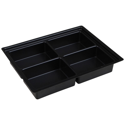 ESD Czarne plastikowe płyny do pakowania do płyt PCB