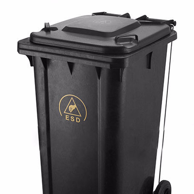 120L antystatyczny ESD plastikowy pojemnik na śmieci dla fabryki elektroniki