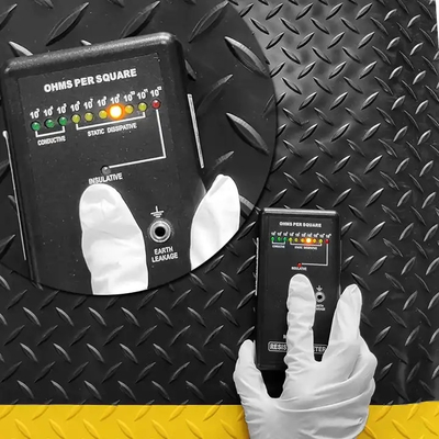Żółta i czarna guma ESD z PVC / pianą EPDM / materiałem gumowym