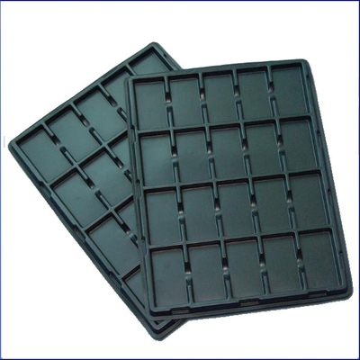 ESD Czarne plastikowe płyny do pakowania do płyt PCB