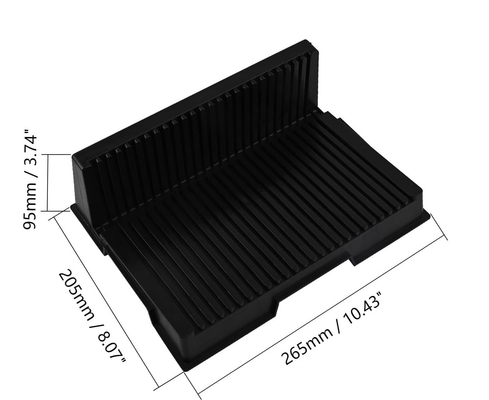 ESD antystatyczny typu L górny półka do przechowywania płytek PCB Circulation ESD Circulation Rack PCB Tray ESD półka do przechowywania rack obrotowy