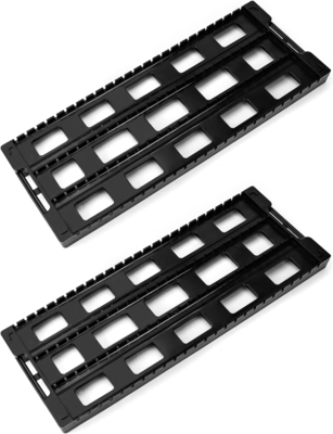 Antystatyczny półka krążenia ESD półka czarny plastikowy półka PCB, 25 gniazdek do przechowywania