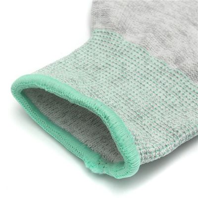 Rękawice antystatyczne ESD z powłoką nylonową na palcach o oporności 10^9 Ohm