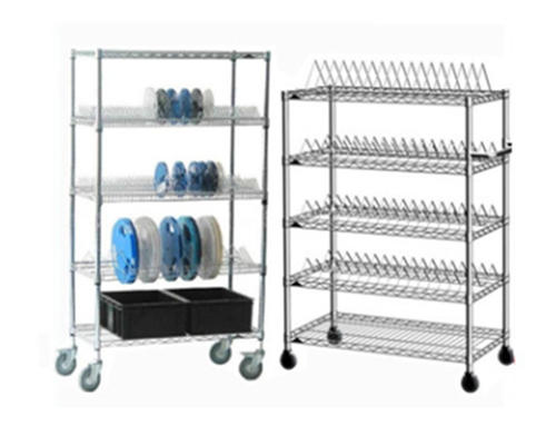 Chrom ESD Wire Shelf Unit Shelf Chrom ESD Wire Shelf Unit