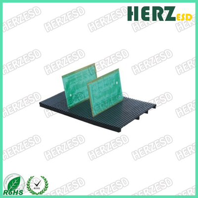 ESD PCB Racks Plastic PCB Tray Przeciwstatyczny czarny uchwyt na PCB