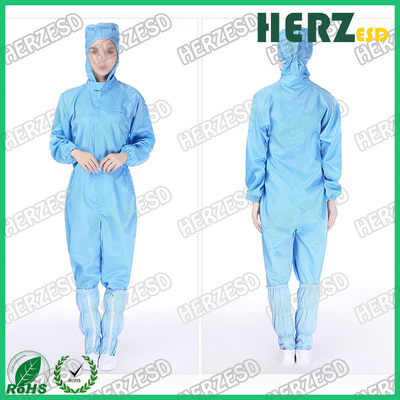 ESD Laboratory Zip Up Kaptury anty-statyczny kombinezon