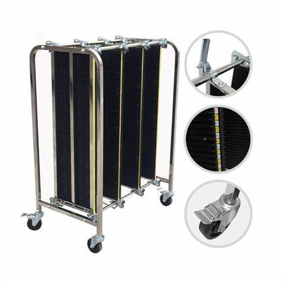 900*675*1300mm Smt Pcb Rack Trolley Regulowalny Esd Pcb Storage Trolley Antistatic Esd Pcb Storage Trolley