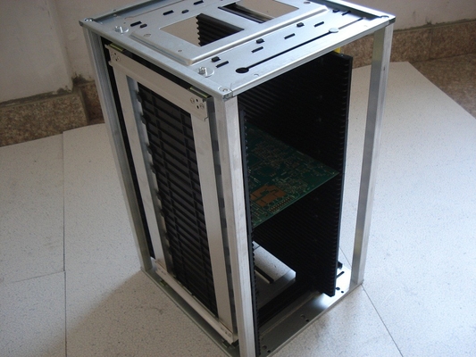 355*320*563mm ESD PCB Magazine Rack Antystatyczny SMT PCB Storage Cart Dla Linii Produkcyjnej PCB