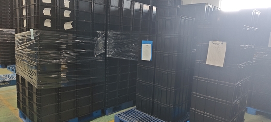 400x300mm Pojemnik do przechowywania składowy ESD Przemysłowy pojemnik plastikowy do przechowywania