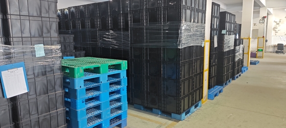 400x300mm Pojemnik do przechowywania składowy ESD Przemysłowy pojemnik plastikowy do przechowywania