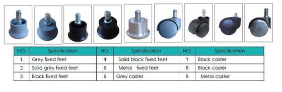 Niebieski kolor ESD bezpieczne krzesła / statyczne krzesło rozpraszające z łańcuchem uziemienia
