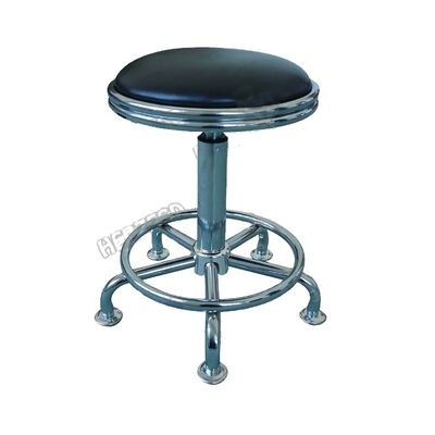 Przemysłowe krzesło robocze ze skóry PU do pomieszczeń czystych, antystatyczne, ESD