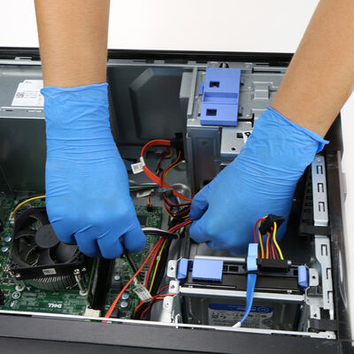 Antystatyczne rękawiczki jednorazowe z azotanu PCB