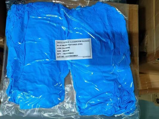 Antystatyczne rękawiczki jednorazowe z azotanu PCB