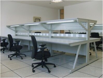 ESD Workbench Custom Electric Adjustable Height Antystatyczna stacja robocza do elektroniki