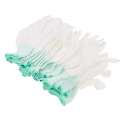 ESD Laboratorium antystatyczne antystatyczne rękawiczki z najlonu powlekane palmą z antystatycznymi rękawiczkami wolnymi od pyłu