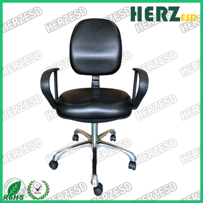 Krzesła ESD o wysokiej wytrzymałości z podłokietnikiem Wielofunkcyjny fotel o rozmiarze 420 * 400 mm