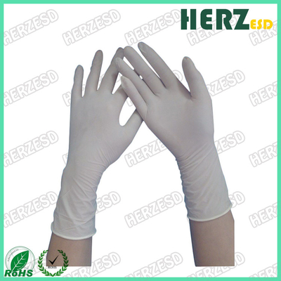 Wodoodporne anty-olejowe rękawice ręczne ESD, nitrylowe rękawice egzaminacyjne Bezpudrowe, rozciągliwe