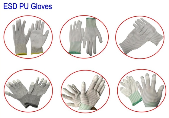 Antystatyczne bawełniane rękawiczki ESD do kontroli bezpieczeństwa elektroniki