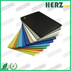 Colorful ESD Corrugated Plastic Sheet Lightweight Max Width 1.5M Thickness 2-8mm