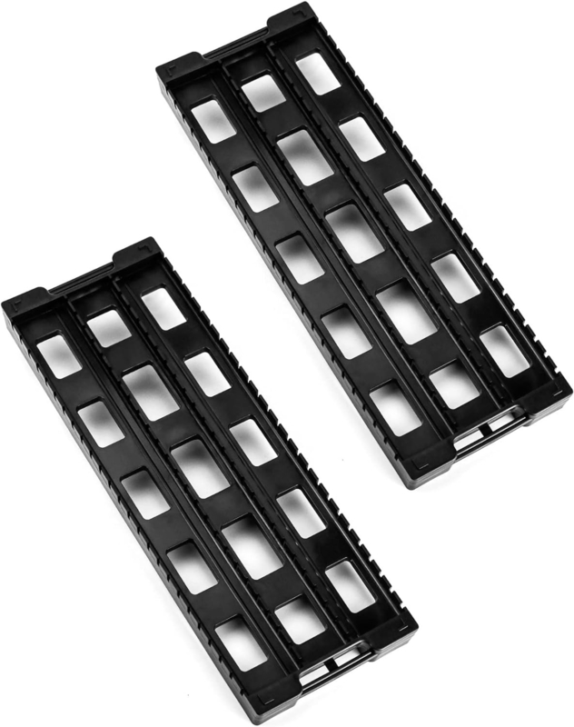 Antystatyczny półka krążenia ESD półka czarny plastikowy półka PCB, 25 gniazdek do przechowywania