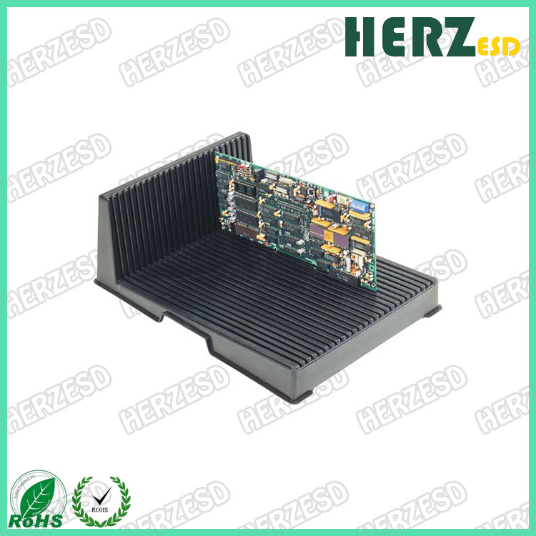 Different size L type Table Top Antistatic PCB Storage Circulation ESD Plastic Rack